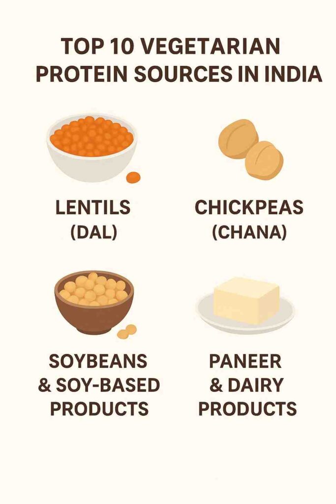 top 10 veg protein source in india