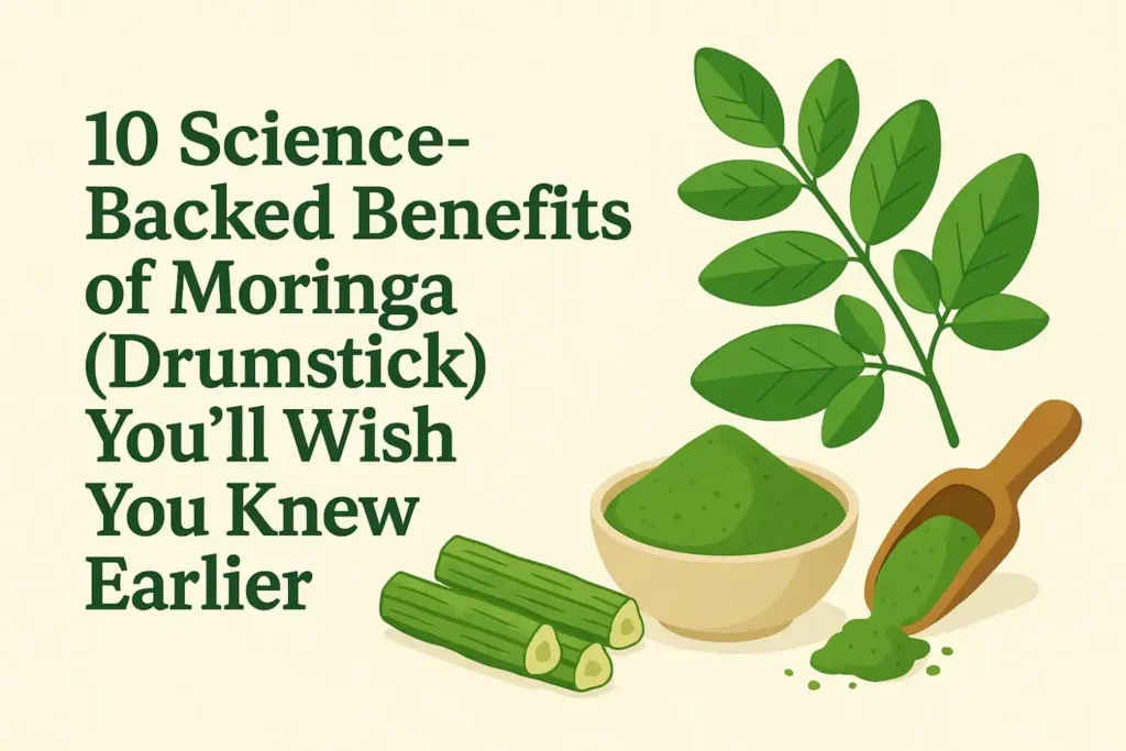“10 Science-Backed Benefits of Moringa (Drumstick) You’ll Wish You Knew Earlier.”