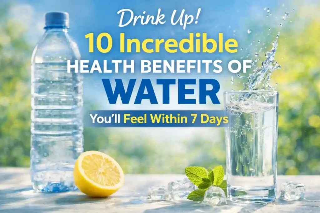 health benefits of water for daily hydration and body wellness