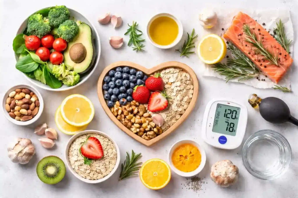 Balanced diet to lower blood pressure naturally 